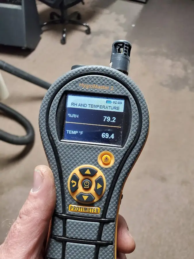Moisture meter humidity assessment for Fire & Smoke Damage Restoration in Vernon